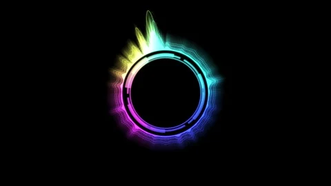 Audio visualizer Stock Footage 263941830