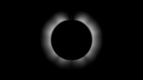 Audio visualizer with mirror effect Video stock 273226536