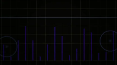 Audio Visualizer Music Technology Interface. Stock Footage 335104453
