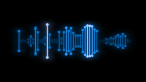 Audio Visualizer Spectrum Scope Stock Footage 302279276