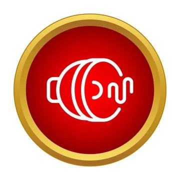 Audio volume settings control symbol line icon Stock Illustration