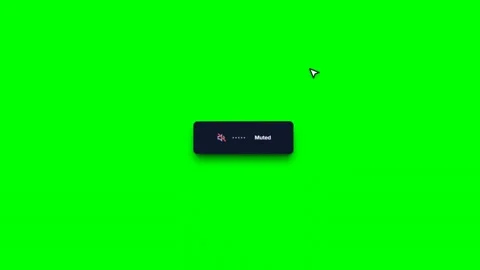 Audio volume sound toggle controller on green screen Video stock 343493503