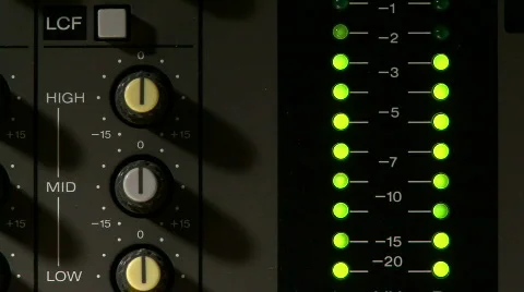 Audio VU Meter 01 Stock Footage 493852