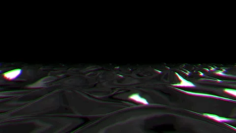 Audio wave. 3D Abstract chrome audio waveform Stock Footage 268576254