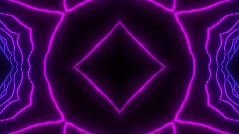 Audio wave. 3D Abstract neon light particles audio waveform  Stock Footage 268576392