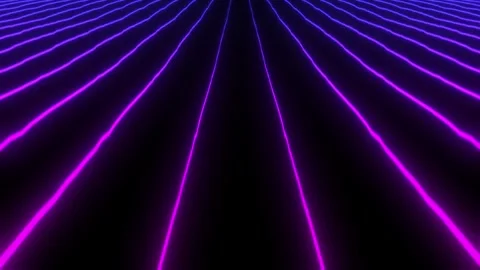 Audio wave. 3D Abstract neon light particles audio waveform  Stock Footage 268576427