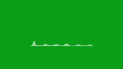 Audio wave animation isolated on black background Video stock 316700082
