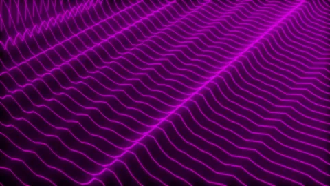Audio Wave, Equalizer, Musical, Rhythm, Motion, Full Screen, Wave, Pink Stock Footage 233624784