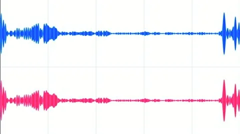 Audio wave Vídeo Stock 12426407