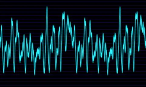 Audio wave 스톡 일러스트
