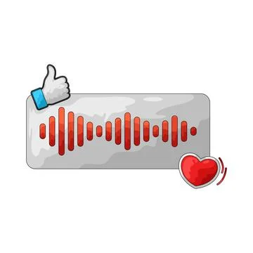 Audio Wave illustration Stock Illustration