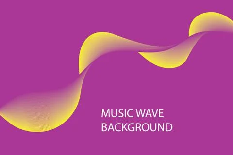 Audio wave logo on background. Abstract background Stock Illustration