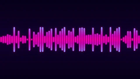 Audio waveform animation graphic background stock footage 動画素材 346234402
