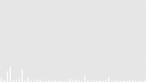 Audio waveform at the bottom of the screen.  waveform spectrum animation 스톡 동영상 306313750