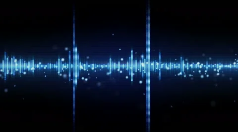 Audio waveform equalizer seamless loop 4k (4096x2304) Stock Footage 56537880