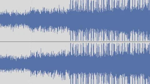 Audio waveform Stock Footage 107778418