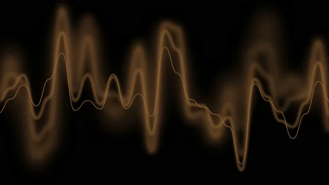 Audio waveform. 스톡 동영상 145128688