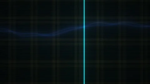 Audio waveform graph on black background. Stock Footage 339992115