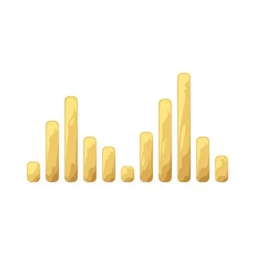 Audio waveform illustration Stock-Illustration