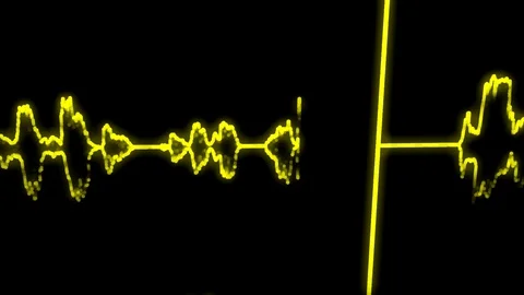 Audio Waveform Recording Video stock 96785590