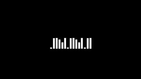 Audio waveform spectrum animation. audio frequency 4k video. Stock Footage 290015034