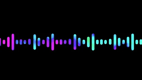 Audio Waveform Spectrum Equalizer Animation Stock Footage 341993559