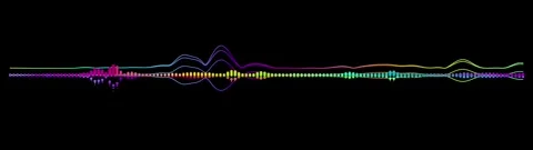 Audio-waves-03 min1 Stock Footage 335794711