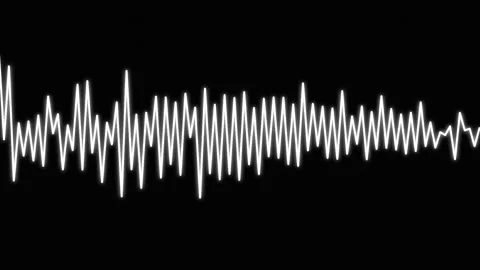 Audio Waves 05 - Abstarct Audio Wave Visulas Stock Footage 150128418
