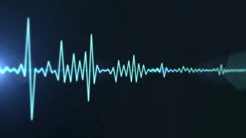 Audio Waves Stock Footage 86070858