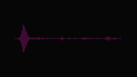 Audio waves spectrum and frequency. Sound wave equalizer. 스톡 동영상 337658957