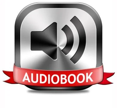 Audiobook button Stock Illustration