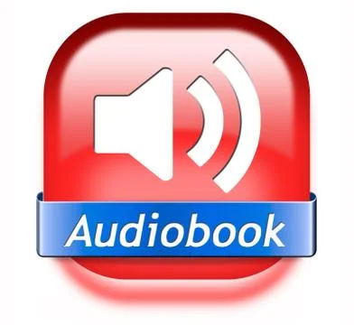 Audiobook button Stock Illustration