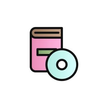 Audiobook color gradient vector icon Ilustração Stock
