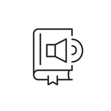 Audiobook Icon Stock Illustration