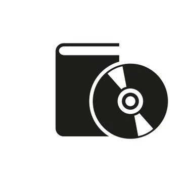 Audiobook icon. vector design. Library symbol. web. graphic. JPG. AI. app. logo Stock Illustration