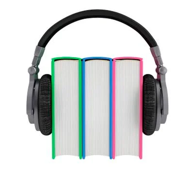 Audiobook Illustrazione stock