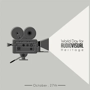AudioVisual 55 Stock Illustration