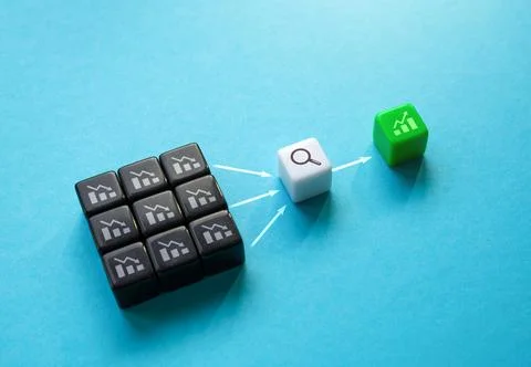 Audit and optimization of business, exit from unprofitability to income. Ge.. Foto stock