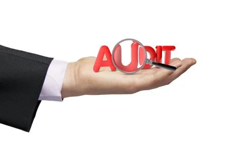 Audit businessman Stock Illustration