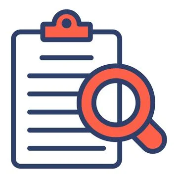 Audit file Icon. User interface Vector Illustration, As a Simple Vector Sig.. Stock Illustration