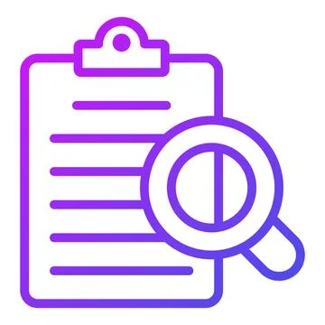 Audit file Icon. User interface Vector Illustration, As a Simple Vector Sig.. Illustrazione stock