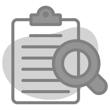 Audit file Icon. User interface Vector Illustration, As a Simple Vector Sig.. Illustrazione stock
