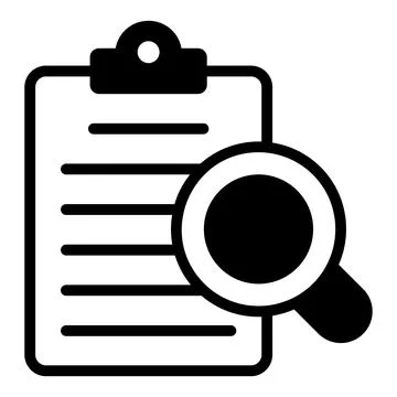 Audit file Icon. User interface Vector Illustration, As a Simple Vector Sig.. Illustrazione stock