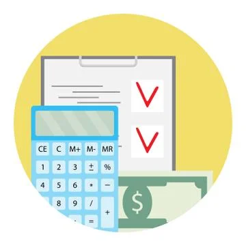 Audit of finance Stock Illustration