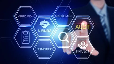 Audit Illustrazione stock