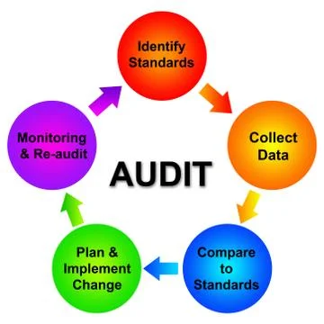 Audit scheme Stock Illustration