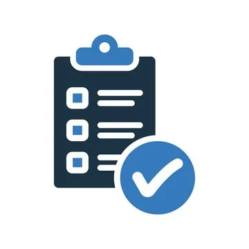 Audit, test, check, report icon. Simple editable vector graphics. Stock Illustration