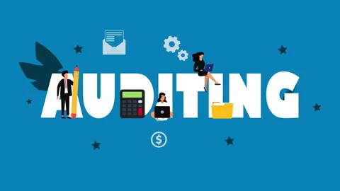 Auditing Concept with people, motion animation Stock Footage 232027359