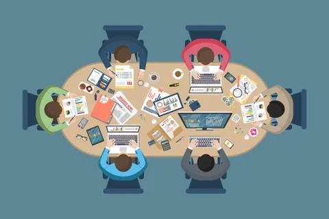 Auditing concept, tax process, analysis, data, accounting, planning, management Illustrazione stock