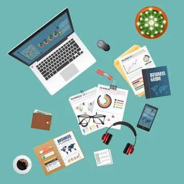Auditing concept, tax process, analysis, data, accounting, planning, management Illustrazione stock